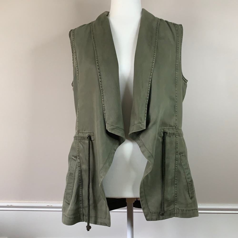 MAX jeans utility jacket. Vetiver. SZ: XS. NWT